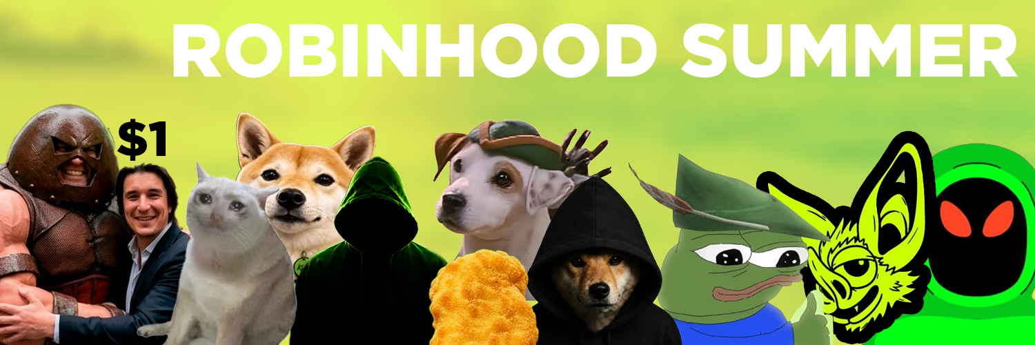 Robinhood Summer meme banner